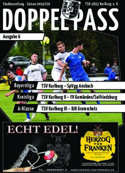 DOPPELPASS - TSV Karlburg