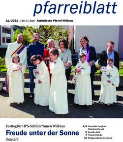 Freude unter der Sonne - Festtag f&uuml;r HPS-Sch&uuml;ler*innen Willisau Seite 2/3 - Katholische Kirche Willisau