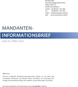 MANDANTEN-INFORMATIONSBRIEF - zum 01. M&auml;rz 2021 - Michael Strobl ...