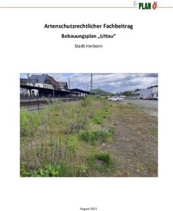 Artenschutzrechtlicher Fachbeitrag Bebauungsplan "Littau" - Stadt Herborn