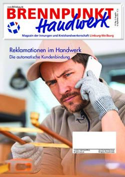 BRENNPUNKT Reklamationen im Handwerk - Die automatische Kundenbindung - Kreishandwerkerschaft ...