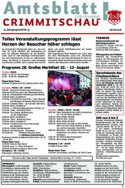 Tolles Veranstaltungsprogramm lässt Herzen der Besucher höher schlagen - Blickpunkt Crimmitschau