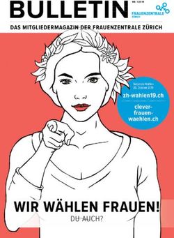 BULLETIN - WIR WÄHLEN FRAUEN! DU AUCH? - Frauenzentrale Zürich