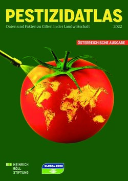 ÖSTERREICHISCHE AUSGABE - Daten und Fakten zu Giften in der Landwirtschaft - Global 2000