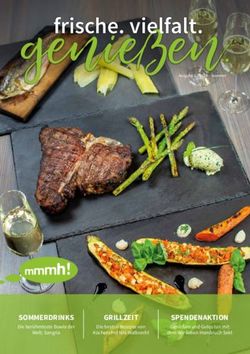 SOMMERDRINKS Die berühmteste Bowle der - GRILLZEIT - Rewe Schulenburg