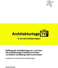 Eröffnung der Architekturtage am 11. Juni 2021 mit Architekturtage-TV-Spezial zum Thema "Architektur und Bildung: Leben Lernen Raum" - Live Stream ...