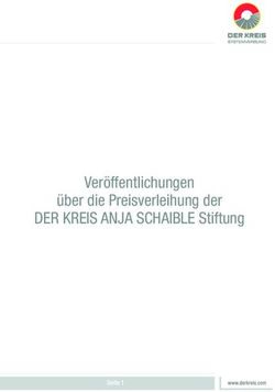 Veröffentlichungen über die Preisverleihung der DER KREIS ANJA SCHAIBLE Stiftung