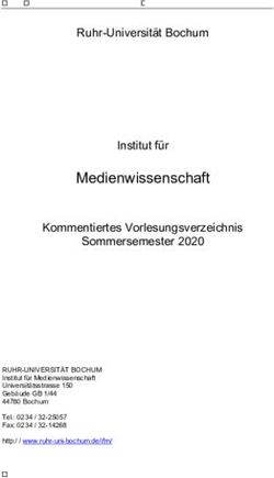 Medienwissenschaft Ruhr-Universit&auml;t Bochum Institut f&uuml;r - an ...