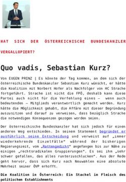 Quo vadis, Sebastian Kurz? - PI-News