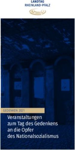 Veranstaltungen zum Tag des Gedenkens an die Opfer des Nationalsozialismus - GEDENKEN 2021