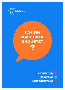 ICH BIN DIABETIKER. UND JETZT - INFORMATION BERATUNG UNTERST&Uuml;TZUNG