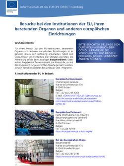 Besuche bei den Institutionen der EU, ihren beratenden Organen und anderen europ&auml;ischen Einrichtungen - Stadt N&uuml;rnberg