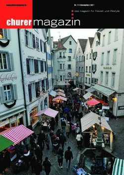 Nr. 11 I November 2021 - www.churermagazin.ch - Churer Magazin