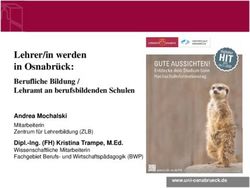 Lehrer/in werden in Osnabr&uuml;ck: Berufliche Bildung / Lehramt an berufsbildenden Schulen - Universit&auml;t Osnabr&uuml;ck