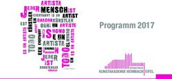 Programm 2011 - Kunstakademie Heimbach
