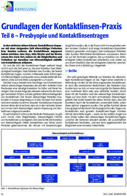 Grundlagen der Kontaktlinsen-Praxis - Teil 8 - Presbyopie und Kontaktlinsentragen