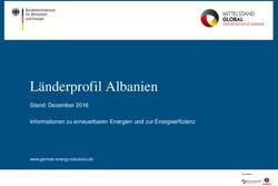 Länderprofil Albanien - Stand: Dezember 2016 Informationen zu erneuerbaren Energien und zur Energieeffizienz - German Energy Solutions