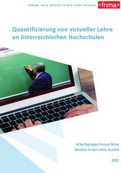 Quantifizierung von virtueller Lehre an österreichischen Hochschulen - Arbeitsgruppe Forum Neue Medien in der Lehre Austria 2021