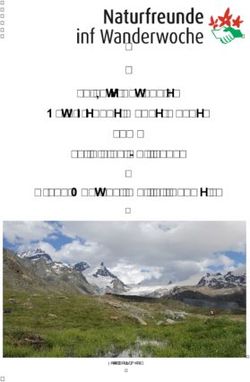 Internationale Naturfreunde Wanderwoche vom 20. bis 27. Juli 2019 Crans-Montana, Wallis / Schweiz