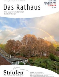 Das Rathaus Amts- und Informationsblatt der Stadt Staufen