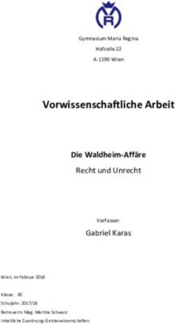 Vorwissenschaftliche Arbeit - Die Waldheim-Affäre Recht und Unrecht - EURACTIV.de
