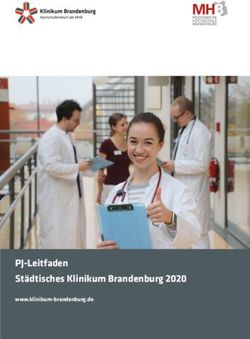 PJ-Leitfaden St&auml;dtisches Klinikum Brandenburg 2020 - www.klinikum-brandenburg.de