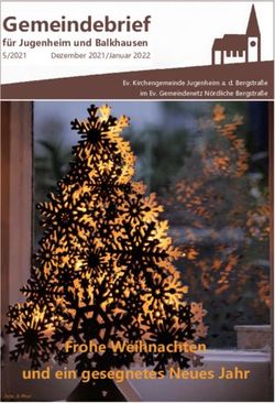 Gemeindebrief - Frohe Weihnachten und ein gesegnetes Neues Jahr - Evangelisches Gemeindenetz ...