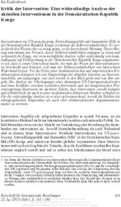 Kritik der Intervention: Eine widerst&auml;ndige Analyse der aktuellen Interventionen in der Demokratischen Republik Kongo - Nomos eLibrary