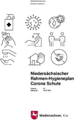 Niedersächsischer Rahmen-Hygieneplan Corona Schule - Niedersachsen. Klar.
