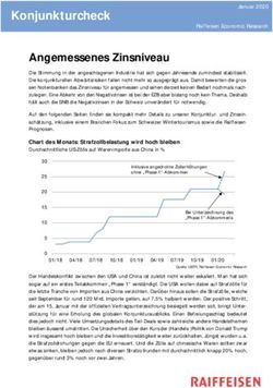 Konjunkturcheck - Raiffeisen Schweiz