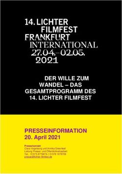 DER WILLE ZUM WANDEL - DAS GESAMTPROGRAMM DES 14. LICHTER FILMFEST