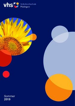 Sommer - Volkshochschule Pfullingen - vhs Pfullingen