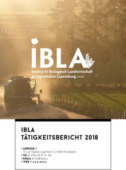 IBLA tätigkeitsbericht 2018 - adresse / 13, rue Gabriel Lippmann | L-5365 Munsbach