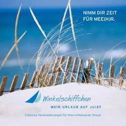 NIMM DIR ZEIT F&Uuml;R MEE(H)R - Winkelschiffchen