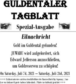 Guldentaler Tagblatt Spezial-Ausgabe - Eilnachricht - Jungwacht Ruswil