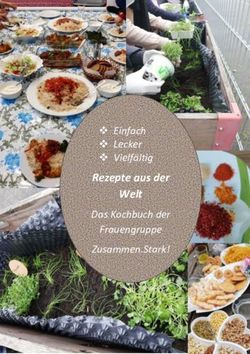 Rezepte aus der Welt Einfach Lecker Vielf&auml;ltig Das Kochbuch der Frauengruppe Zusammen.Stark! - DRK Darmstadt