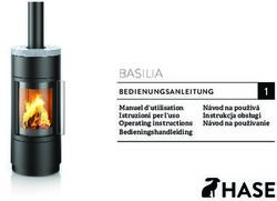 BASILIA BEDIENUNGSANLEITUNG - HASE Kaminofen