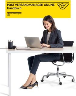 POST VERSANDMANAGER ONLINE - Handbuch versandmanager.at