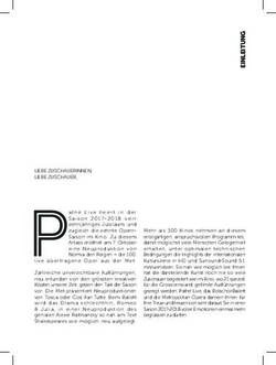 Pathé Live feiert in der - Pathé