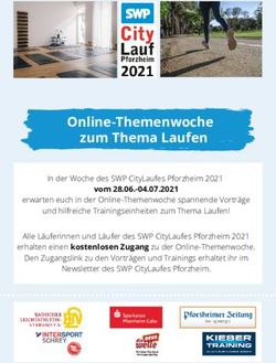 Online-Themenwoche zum Thema Laufen - Citylauf Pforzheim