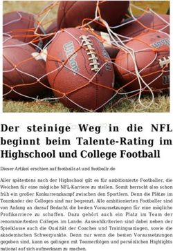 Der steinige Weg in die NFL beginnt beim Talente-Rating im Highschool und College Football - FootballR