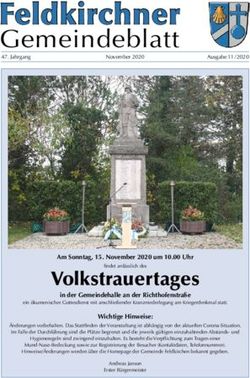 Feldkirchner Gemeindeblatt - Gemeinde Feldkirchen