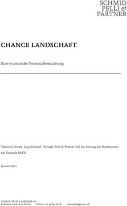 CHANCE LANDSCHAFT Eine touristische Potenzialbetrachtung - Alparc