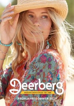 FR&Uuml;HJAHR/SOMMER 2021 - Deerberg