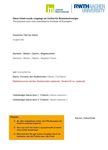 Bachelorarbeit im lehramtsbezogenen Bachelorstudiengang - Zusammenstellung allgemeiner und fachspezifischer Regelungen