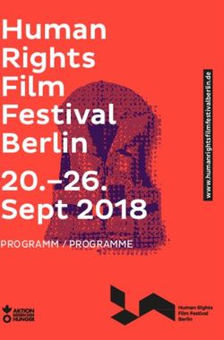 Human Rights Film Festival Berlin 20.-26. Sept 2018 - PROGRAMM / PROGRAMME
