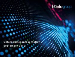 Unternehmenspr&auml;sentation September 2019 - Dr. H&ouml;nle AG