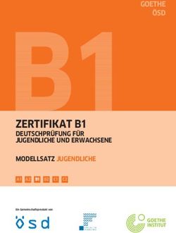 ZERTIFIKAT B1 DEUTSCHPRÜFUNG FÜR JUGENDLICHE UND ERWACHSENE - GOETHE ...