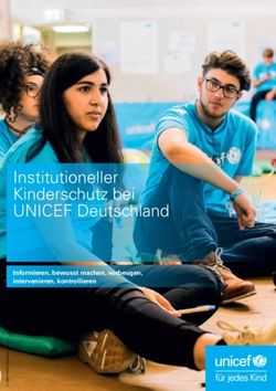 Institutioneller Kinderschutz bei UNICEF Deutschland - Informieren, bewusst machen, vorbeugen, intervenieren, kontrollieren
