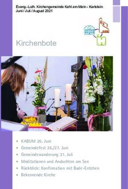 Kirchenbote - Kirchengemeinde Kahl-Karlstein